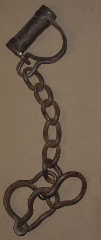 Heavy German Leg Shackles, 16th C