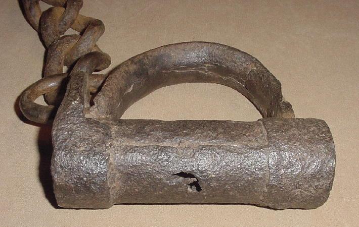 Heavy German Leg Shackles, 16th C