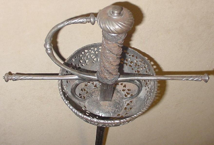 North Italian Chiseled and Pierced Cuphilt Rapier, ca. 1660