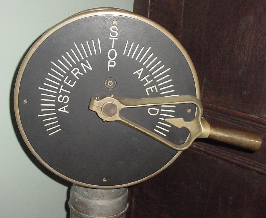 WWII Era US Navy or Merchant Marine Engine Order Telegraph