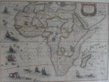 Map: Jodocus Hondius Jr. “Africae Nova Tabula”, Amsterdam 1619