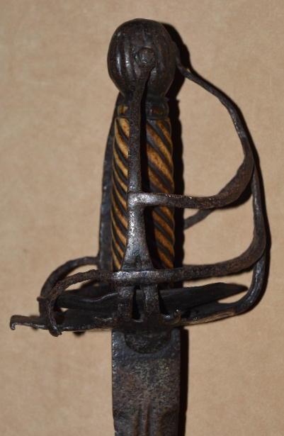 English Mortuary Hilted Broadsword, Mid-17th C