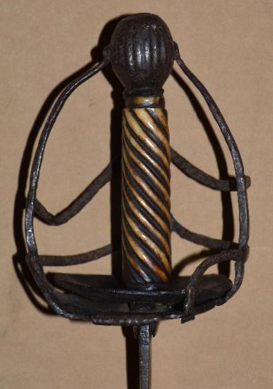 English Mortuary Hilted Broadsword, Mid-17th C