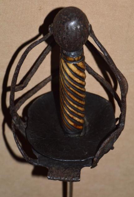 English Mortuary Hilted Broadsword, Mid-17th C