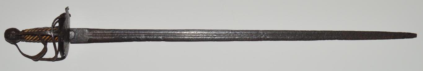 English Mortuary Hilted Broadsword, Mid-17th C