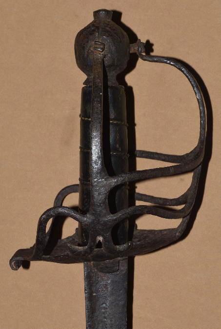 English Mortuary Hilted Backsword, ca. 1640