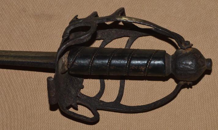 English Mortuary Hilted Backsword, ca. 1640