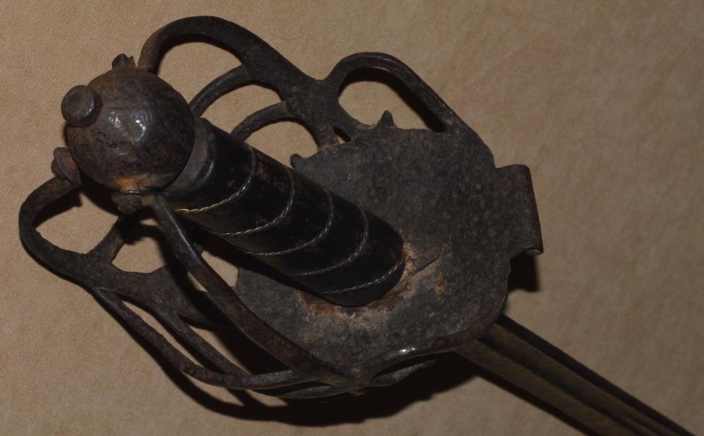 English Mortuary Hilted Backsword, ca. 1640