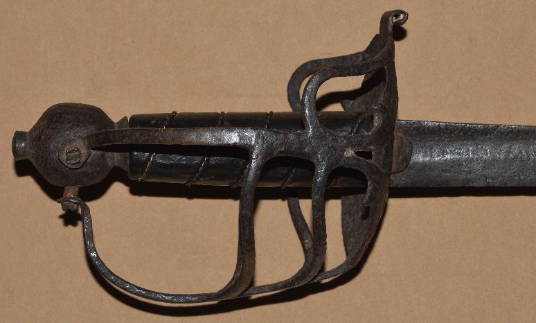 English Mortuary Hilted Backsword, ca. 1640