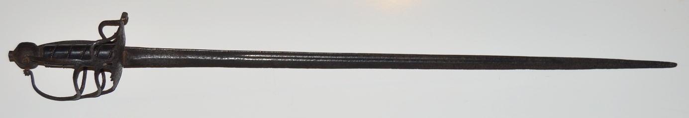 English Mortuary Hilted Backsword, ca. 1640