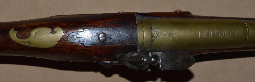 English Brass-Barreled Flintlock Blunderbuss, ca. 1825