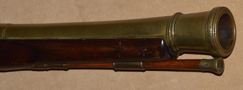 English Brass-Barreled Flintlock Blunderbuss, ca. 1825