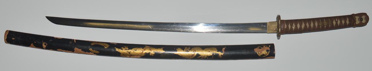 Japanese WWII Gendaito Katana Sword with Signed Blade