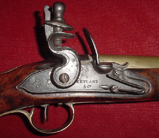 English Brass Barreled Coaching Pistol, ca. 1790