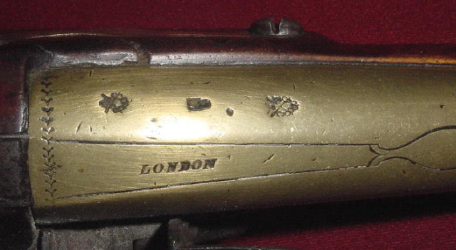 English Brass Barreled Coaching Pistol, ca. 1790
