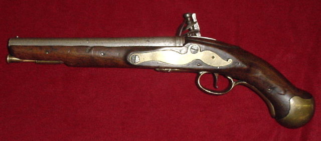 British Flintlock Sea Service Pistol, ca. 1780