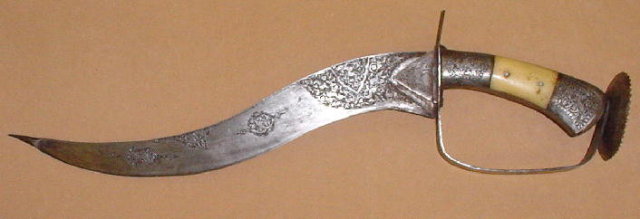 Fine Etched Afghan Dagger