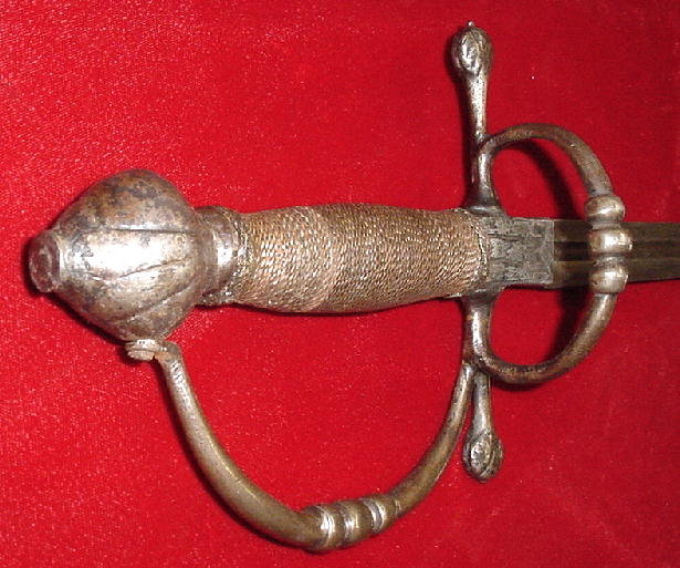 Italian Town Sword, Rapier, ca. 1640