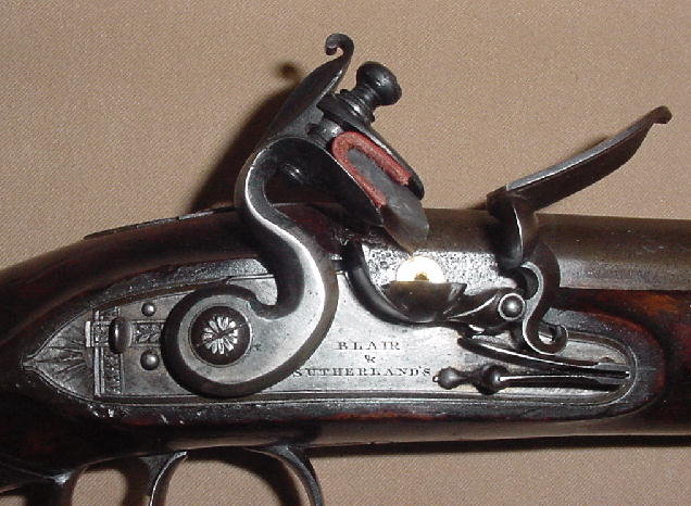 English Flintlock Officers Pistol, ca. 1810