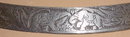 Engraved Indian Tulwar, Sword, Sabre, 19th C