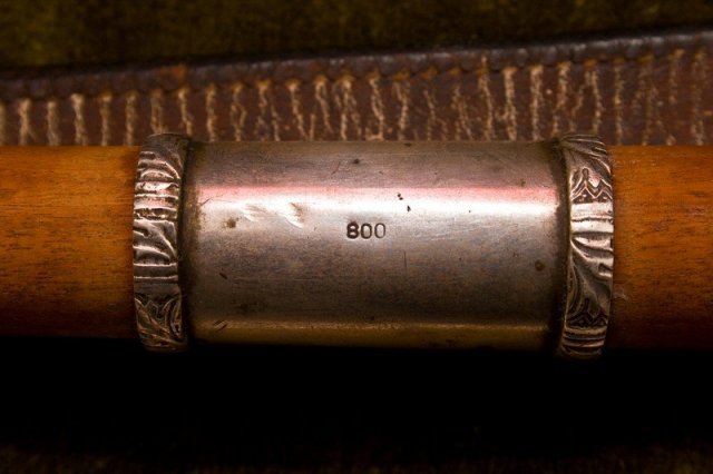 German WWI Silver-mounted Officer's Cavalry Crop