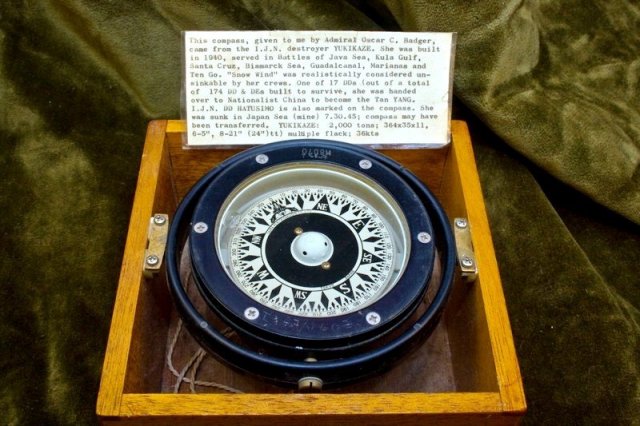 WWII Japanese Ship's Compass, Destroyer Yukikaze