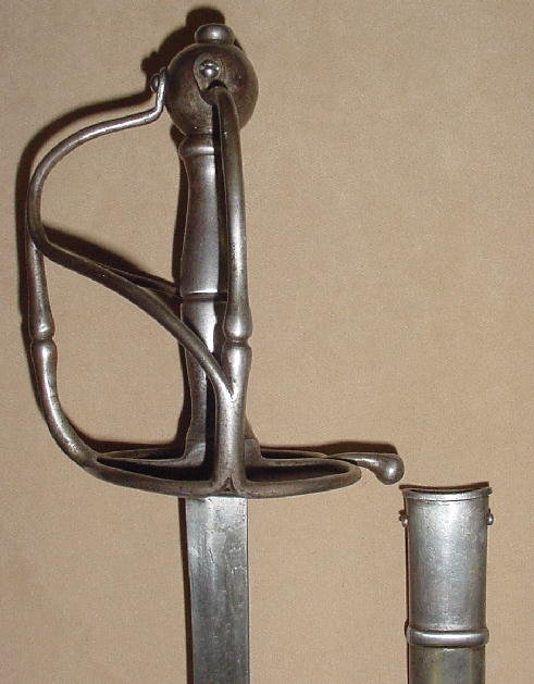 Dutch or German Walloon Sword/Scabbard, 18th C