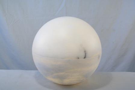 Art Deco Alabaster Sphere Lamp Globe Lighting