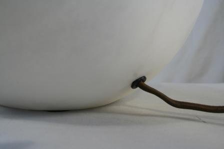 Art Deco Alabaster Sphere Lamp Globe Lighting