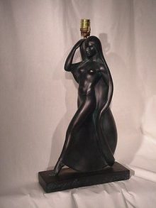 Art Deco Lady Lamp