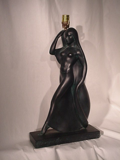 Art Deco Lady Lamp