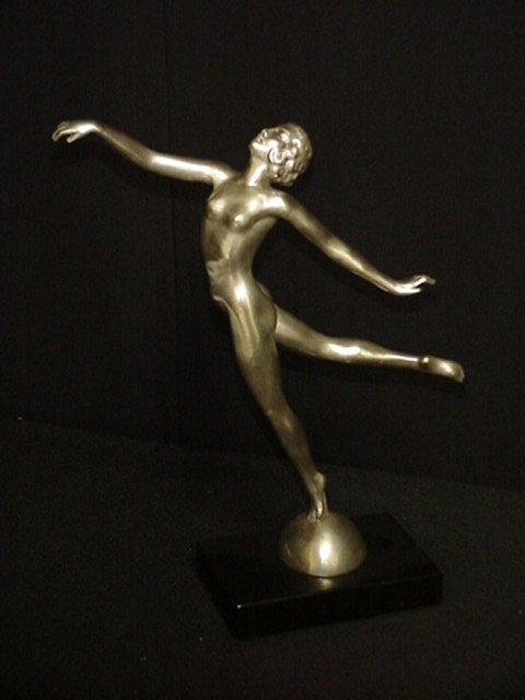 Art Deco Bronze Figurine/ Dancer Grace