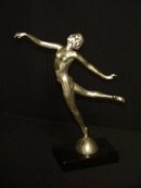 Art Deco Bronze Figurine/ Dancer Grace