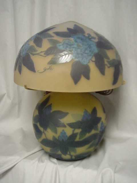 Glass Lamp with Shade