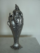 LADY ON VASE ART NOUVEAU