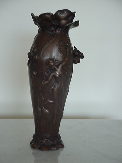 ART NEOUVEAU FAIRY VASE