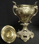 PAIR OF URNS
