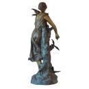 Antique Art Nouveau Bronze Sculpture