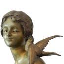 Antique Art Nouveau Bronze Sculpture
