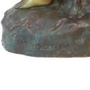 Antique Art Nouveau Bronze Sculpture