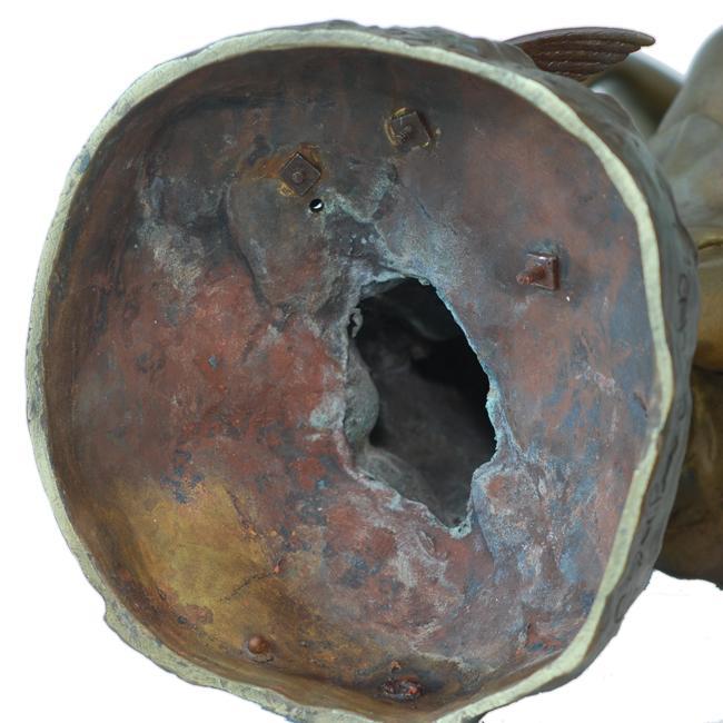 Antique Art Nouveau Bronze Sculpture