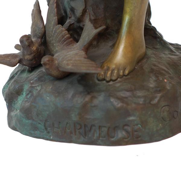 Antique Art Nouveau Bronze Sculpture