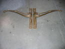 LARGE PAIR OF FRENCH BRONZE FRONT DOOR HANDLES