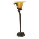 Art Deco Edgar Brandt Style Bronze Snake Table Floor Lamp