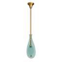 Max Ingrand Style Art Deco Bell-Shaped Glass Art Pendant