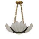 Antique Art Deco Clamshell Fantasy Light Fixture