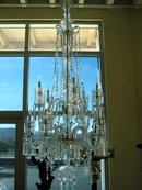 Large Vintage European Style Crystal Chandelier
