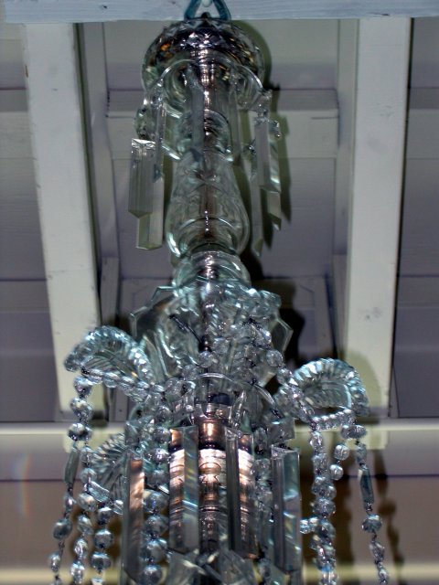 Large Vintage European Style Crystal Chandelier