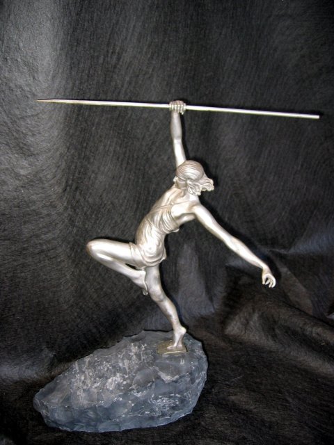 Silver Figurine The Amazon Girl