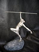 Silver Figurine The Amazon Girl